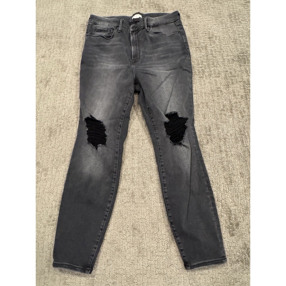 Good American 14/18 Black High Rise Jeans (U1)